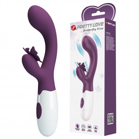 Vibrador Doble Beso de Mariposa