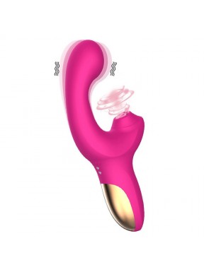 Vibrador Doble Succionador + Wave Be-Basic