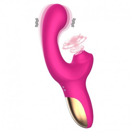 Vibrador Doble Succionador + Wave Be-Basic