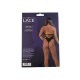 Teddy de Rejilla con Tirantes Cuello Halter LJ-5