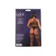 Bodystocking de Rejilla Cruzado LJ-5