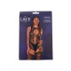 Bodystocking de Rejilla Recortado Ligueros LJ-4