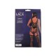Bodystocking de Rejilla Recortado Ligueros LJ-5