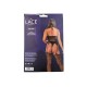 Bodystocking de Rejilla Floral Ligueros LJ-5
