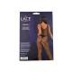 Bodystocking de Rejilla Brillantes con Tirantes LJ-5