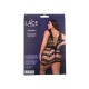 Mini Dress de Rejilla Lace King Size LJ-6