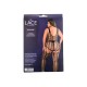 Bodystocking de Rejilla con Ligueros King Size LJ