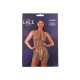 Mini Dress Cuello Halter Rainbow LJ-4