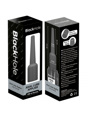 Aplicador Lubricante Anal Black Hole 100 ml.