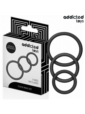 Set de 3 Anillas MODELO 2 ADDICTED TOYS