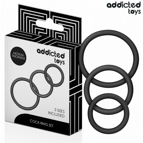 Set de 3 Anillas MODELO 2 ADDICTED TOYS