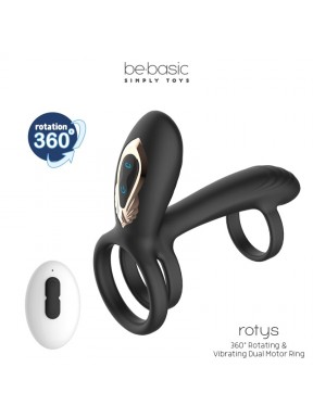 Anilla Funda Doble Vibrador-Rotador C/R ROTYS