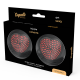 Pezoneras Coquette Rojo-Negro