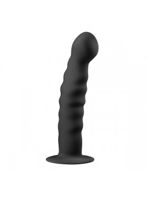 Dildo Anal con Ventosa RIBBED