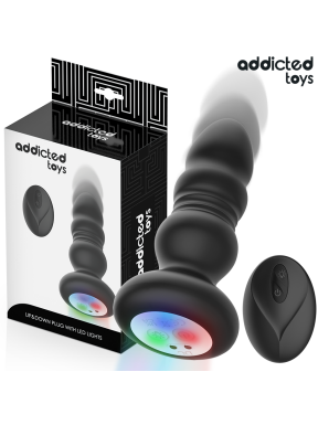 Plug Anal con THRUSTING Y LUZ LED Addicted Toys