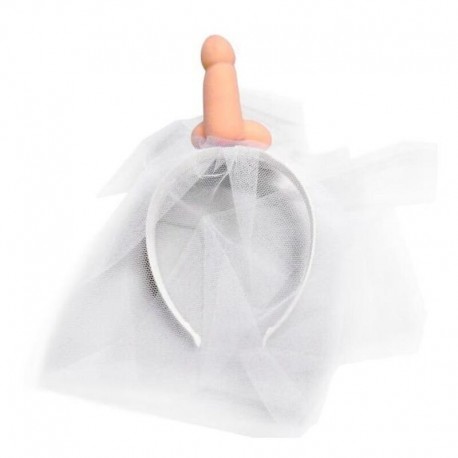 Diadema Velo con Penis Novia