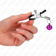 Pinzas Pezones con Cascabel Violeta KINK
