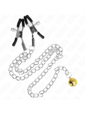 Pinzas Pezones con Cadena Cascabel KINK
