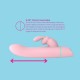 Vibrador Doble Rabbit Rotating MINA