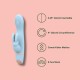 Vibrador Doble Rabbit Wave MINA